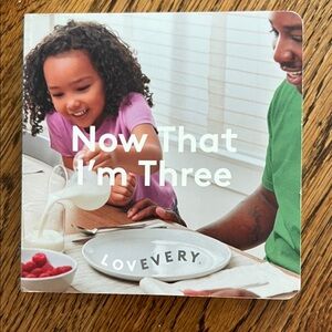 LOVEVERY Now That I'm Three Book - White
